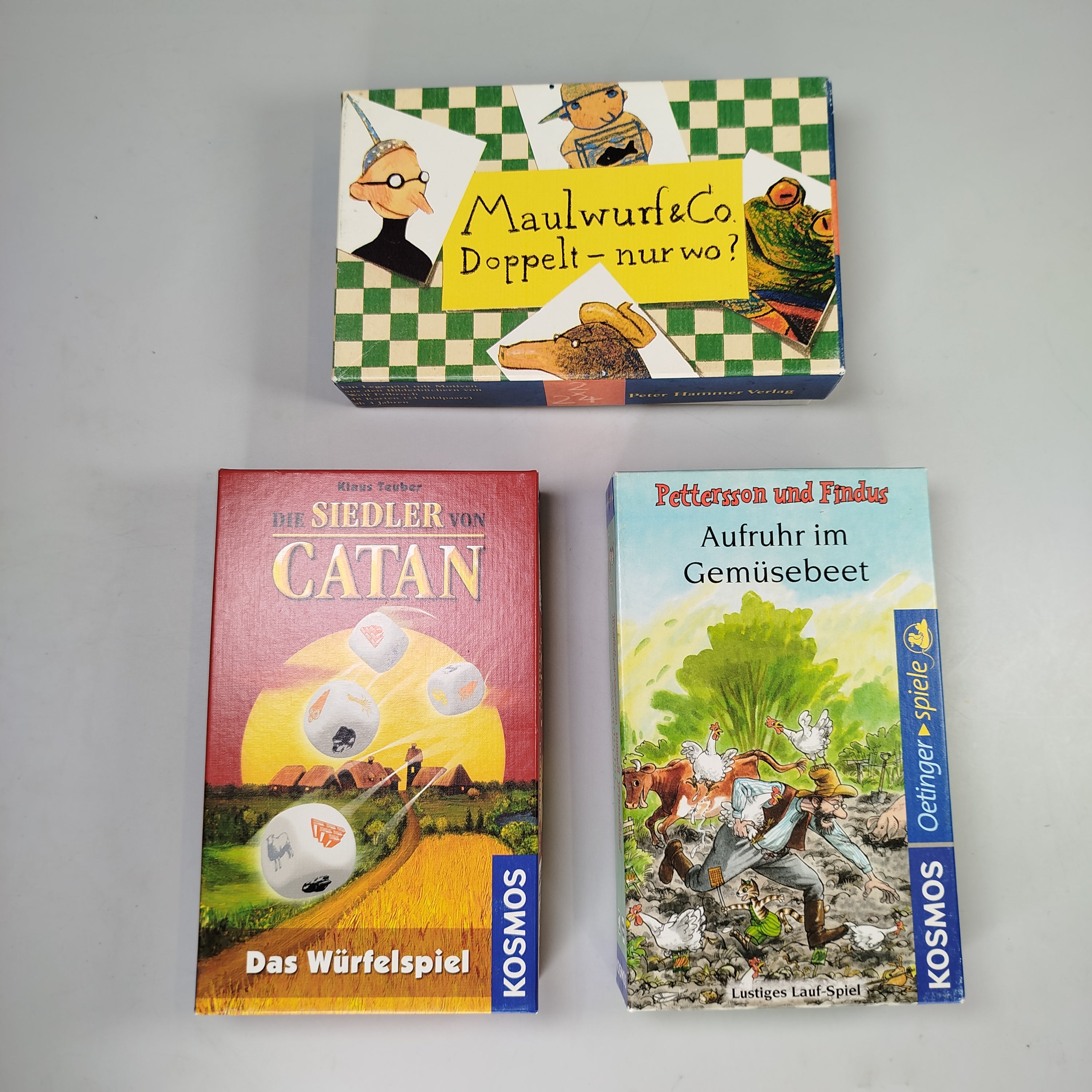 Kosmos, Oetinger Spiele Würfeln, Memory & Rennen